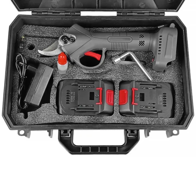 Аккумуляторные садовые ножницы CP21-25BC Forte Сикатор с акб MAKITA M1 ( 2акб+Зарядка+кейс) - изображение 8