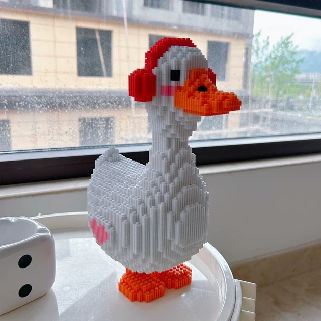 Конструктор ChaoLeSen Гусь в наушниках (3500 деталей) Magic Block Bricks - изображение 2