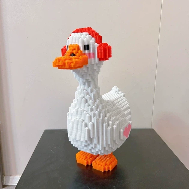 Конструктор ChaoLeSen Гусь в наушниках (3500 деталей) Magic Block Bricks - изображение 4