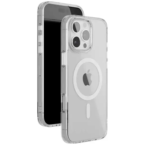 Чехол противоударный для iPhone 17 силиконовый защита от ударов с MagSafe Clear - Фото 2 Чехол противоударный для iPhone 17 силиконовый защита от ударов с MagSafe Clear - изображение 2