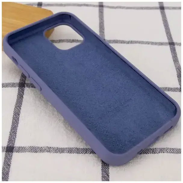 Чехол силиконовый для iPhone 14 Plus Lavender Gray защита от ударов и повреждений для защиты устройства - изображение 3