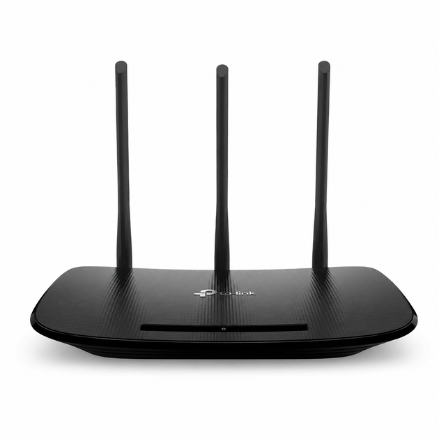 Wi-Fi роутер TP-Link TL-WR940N, 2.4 ГГц, 3 антени, чорний - Фото 2 Wi-Fi роутер TP-Link TL-WR940N, 2.4 ГГц, 3 антени, чорний - изображение 2