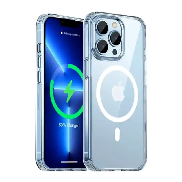Чехол противоударный для iPhone 15 Pro Max силиконовый с MagSafe защита от ударов и царапин - Фото 4 Чехол противоударный для iPhone 15 Pro Max силиконовый с MagSafe защита от ударов и царапин - изображение 4