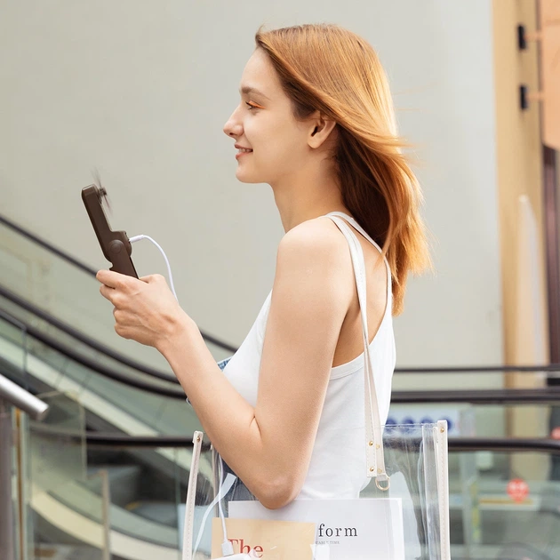 Wentylator Jisulife Life8 Plus Brązowy - obraz 9