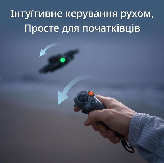 Пульт управления DJI RC Motion 3 для DJI Avata 2, DJI Mini 4 Pro, DJI Air 3, DJI Goggles 3, DJI Neo Темно-серый (102109566) - изображение 6
