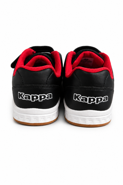 Кроссовки детские Kappa Kids Velcro Indoor черные с красным на липучках 30 (4068365904186) - изображение 2