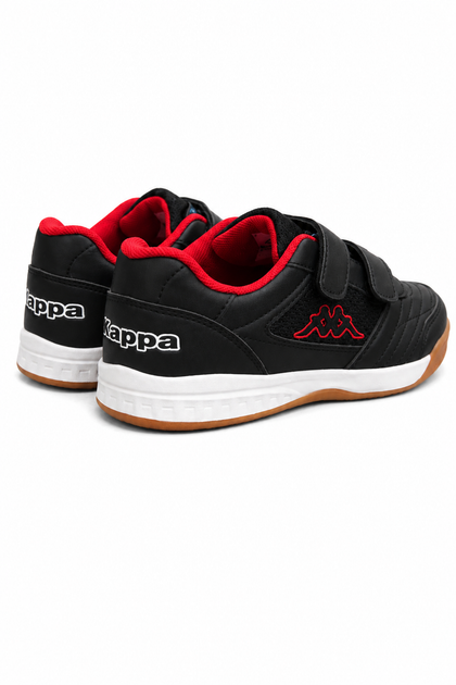 Кроссовки детские Kappa Kids Velcro Indoor черные с красным на липучках 30 (4068365904186) - изображение 3