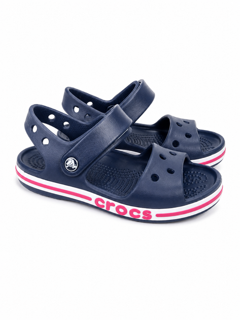 Сандали детские Crocs Bayaband Sandal K синие для мальчиков и девочек 30,5 (211054-4CC) 18,5 см - Фото 3 Сандали детские Crocs Bayaband Sandal K синие для мальчиков и девочек 30,5 (211054-4CC) 18,5 см - изображение 3