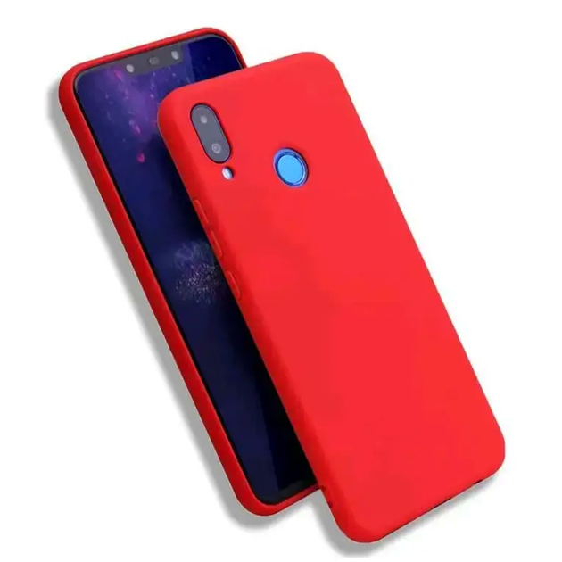Силиконовый чехол для Xiaomi Redmi Note 7 красный противоударный защита от падений и ударов - Фото 6 Силиконовый чехол для Xiaomi Redmi Note 7 красный противоударный защита от падений и ударов - изображение 6