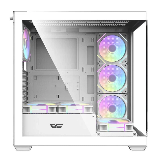 Корпус комп'ютерний Darkflash DS900 White + 7 вентиляторів ARGB (DS900 White) - зображення 2