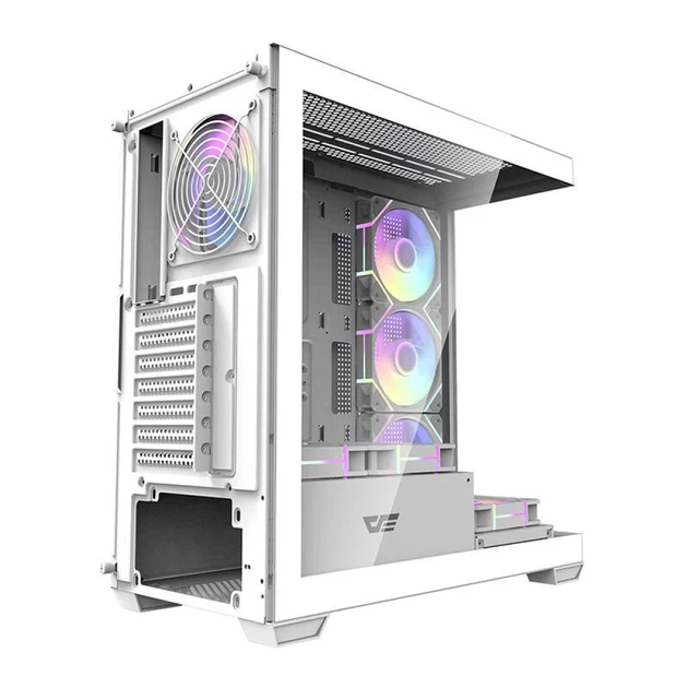 Корпус комп'ютерний Darkflash DS900 White + 7 вентиляторів ARGB (DS900 White) - зображення 6