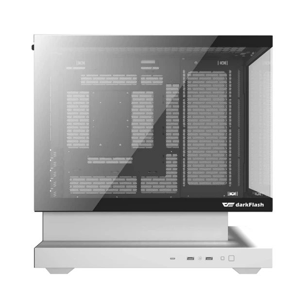 Корпус компьютерный Darkflash F1 с 6 вентиляторами ARGB White (4711527006098) - изображение 2