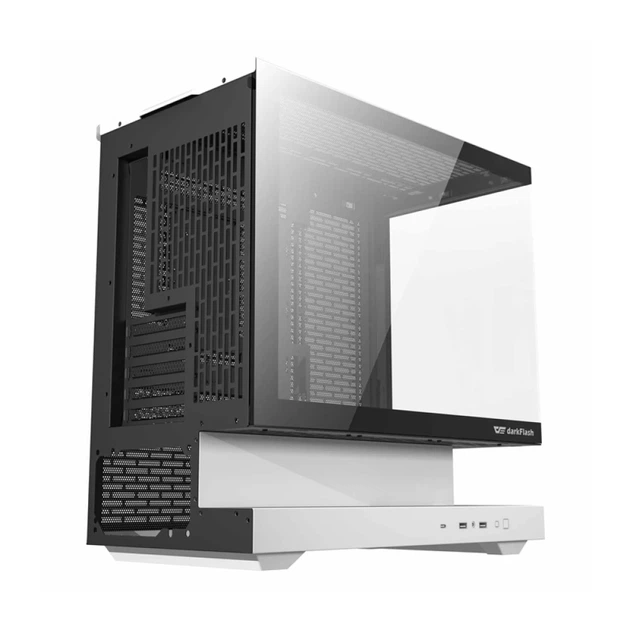 Корпус компьютерный Darkflash F1 с 6 вентиляторами ARGB White (4711527006098) - изображение 5