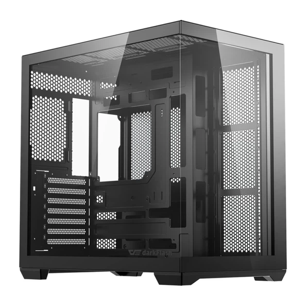 Корпус компьютерный Darkflash C280 Black + 7 вентиляторов (C280 BLK +7F) - Фото 4 Корпус компьютерный Darkflash C280 Black + 7 вентиляторов (C280 BLK +7F) - изображение 4