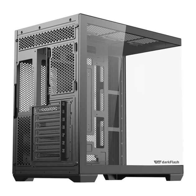 Корпус компьютерный Darkflash C280 Black + 7 вентиляторов (C280 BLK +7F) - Фото 9 Корпус компьютерный Darkflash C280 Black + 7 вентиляторов (C280 BLK +7F) - изображение 9