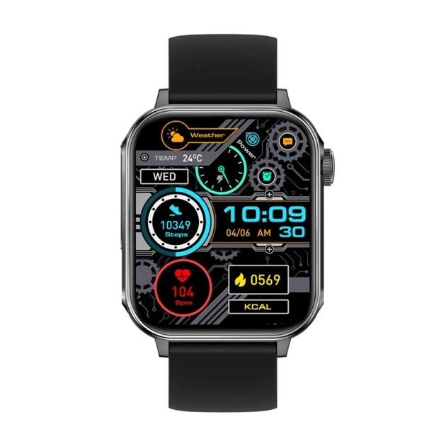 Смарт-часы Colmi P80 Black - Фото 2 Смарт-часы Colmi P80 Black - изображение 2