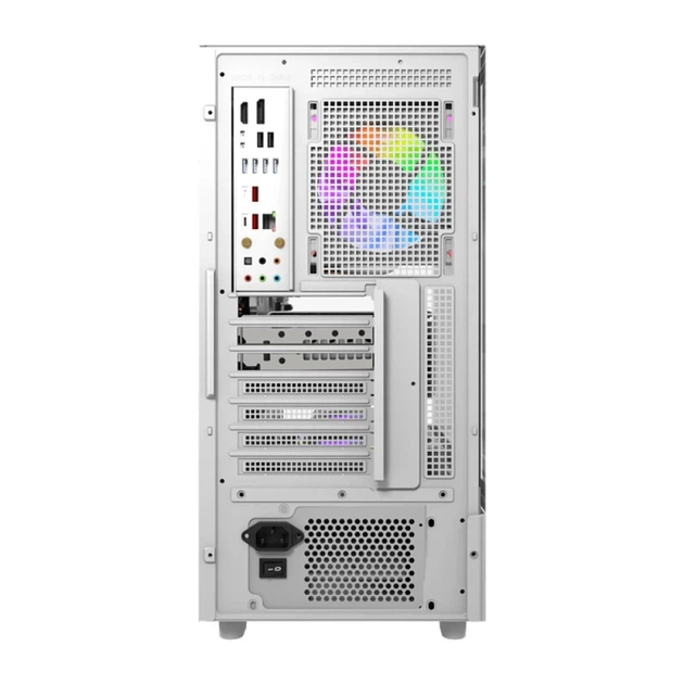 Корпус компьютера DarkFlash DS950V White с дисплеем + 6 вентиляторов - изображение 6