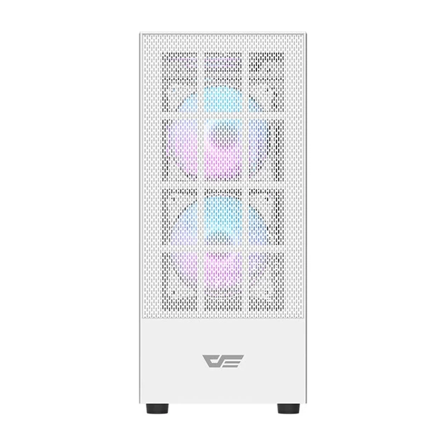 Корпус комп'ютерний Darkflash A290 White з 3 вентиляторами RGB - Фото 4 Корпус комп'ютерний Darkflash A290 White з 3 вентиляторами RGB - зображення 4