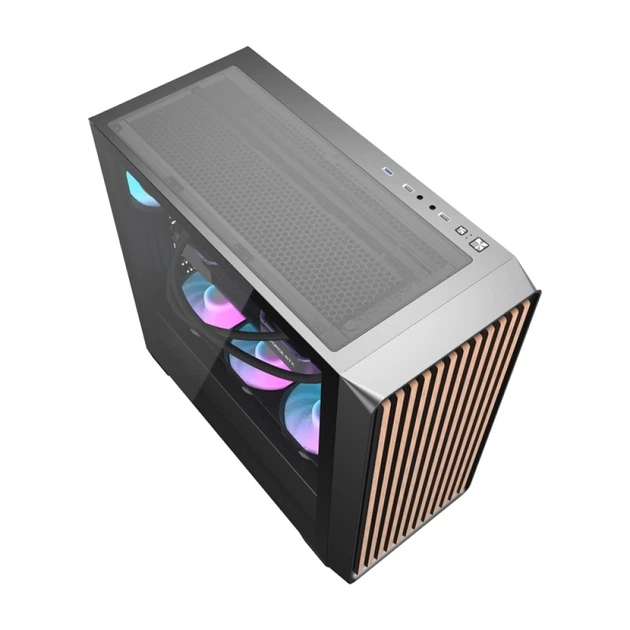 Корпус компьютера Darkflash DS900WD + 4 вентилятора Black (4711527004612) - изображение 4