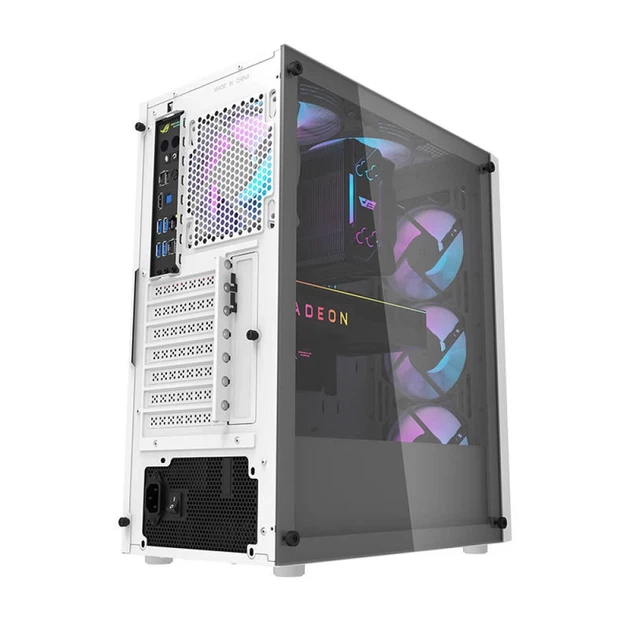 Корпус компьютерный Darkflash DK351 + 4 вентилятора RGB White - изображение 3