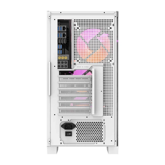 Корпус комп'ютерний Darkflash DRX70 Mesh + 4 вентилятори RGB White (DRX70 MESH WHITE) - зображення 8