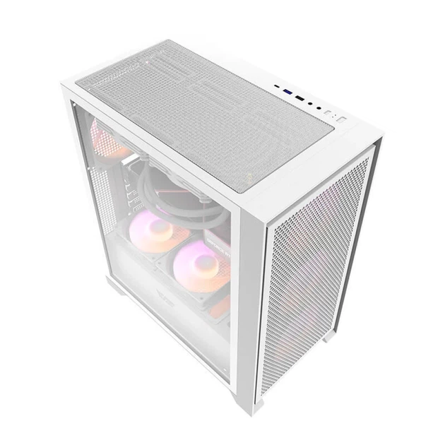 Корпус комп'ютерний Darkflash DRX70 Mesh + 4 вентилятори RGB White (DRX70 MESH WHITE) - зображення 9