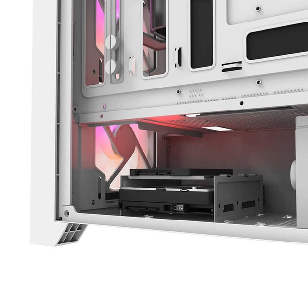 Корпус комп'ютерний Darkflash DRX70 Mesh + 4 вентилятори RGB White (DRX70 MESH WHITE) - зображення 12