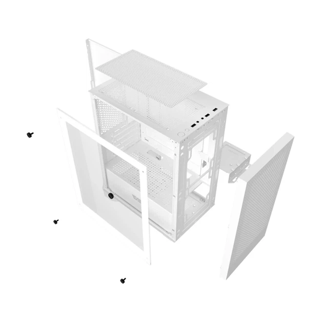 Корпус комп'ютера Darkflash M305 без вентиляторів White - Фото 9 Корпус комп'ютера Darkflash M305 без вентиляторів White - зображення 9