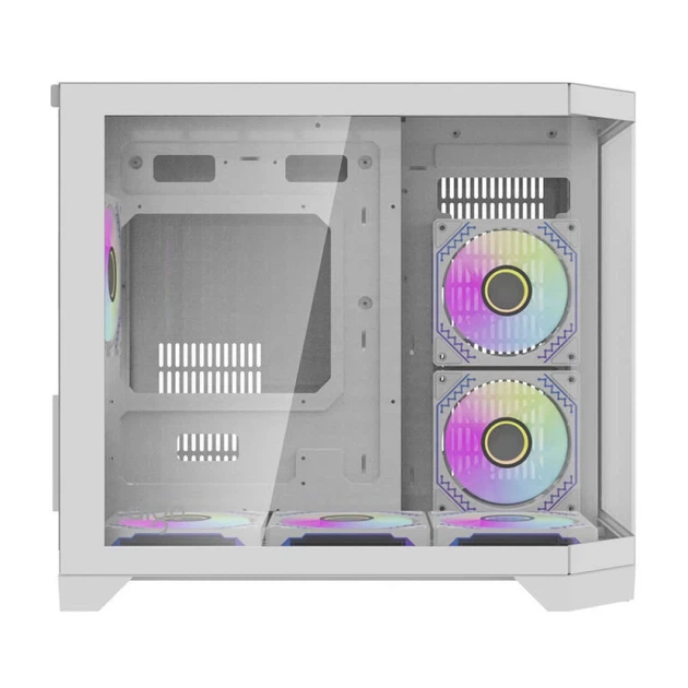 Computer Case Darkflash FT418 White with 6 ARGB Fans (6926170048342) - зображення 4