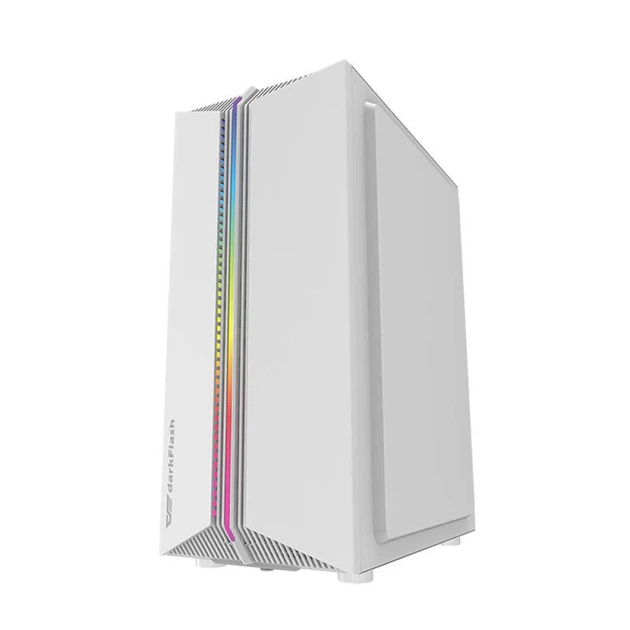 Корпус комп'ютерний Darkflash DK151 + 3 вентилятори RGB White (DK151) - зображення 4