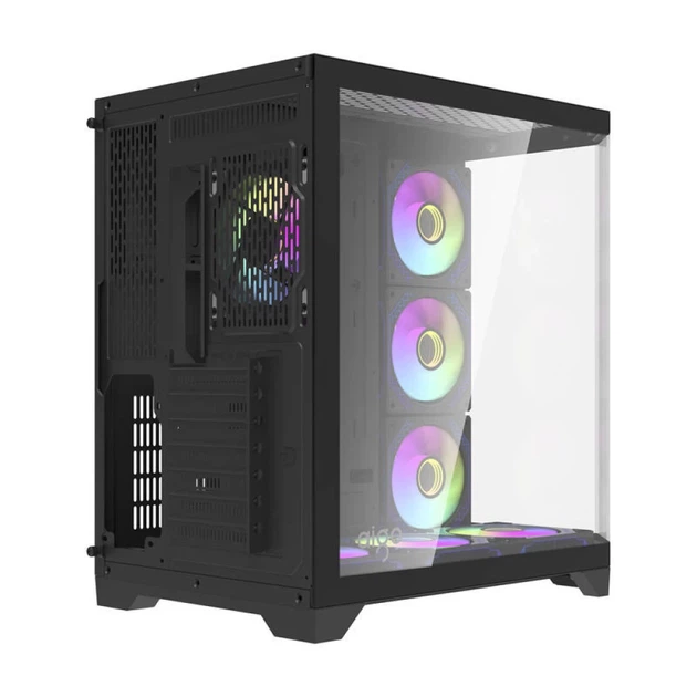 Корпус комп'ютерний Darkflash FT418 Pro Black + 7 вентиляторів ARGB (FT418 PRO Black) - зображення 6