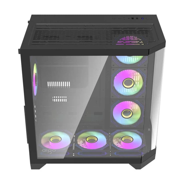 Корпус комп'ютерний Darkflash FT418 Pro Black + 7 вентиляторів ARGB (FT418 PRO Black) - зображення 9