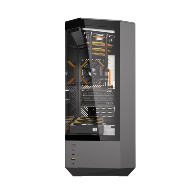 Корпус компьютерный Darkflash DY460 Black с 4 вентиляторами ARGB (DY460) - изображение 5