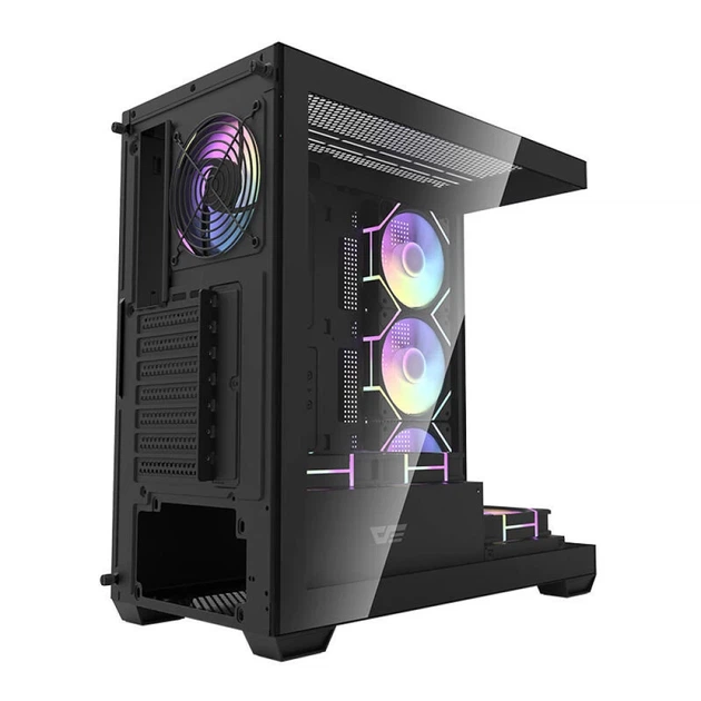 Корпус комп'ютерний Darkflash DS900 + 7 вентиляторів ARGB Black (5905316148895) - зображення 6