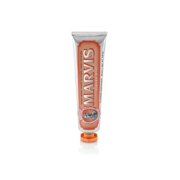 Зубная паста Marvis Ginger Mint 85 мл с имбирем и мятой, итальянская паста с фтором и ксилитом для ежедневного очищения зубов - изображение 6