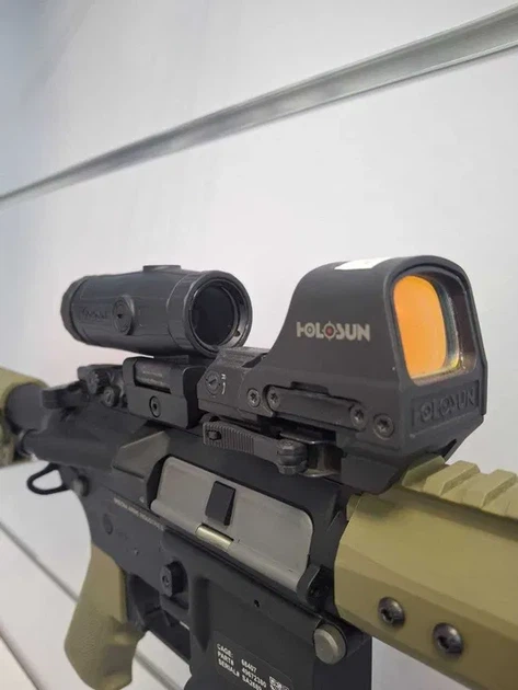 Набір коліматорний приціл HOLOSUN HS510C та збільшувач HM3X (Combo Set) - зображення 3