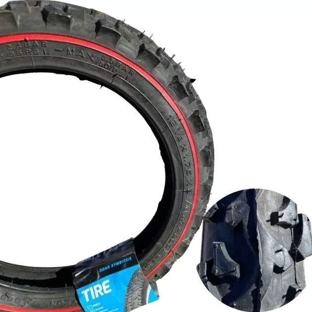 Покрышка велосипедная Deli Tire 12×1.75 (47х203) S-186 (Индонезия) для детского велосипеда - Фото 2 Покрышка велосипедная Deli Tire 12×1.75 (47х203) S-186 (Индонезия) для детского велосипеда - изображение 2
