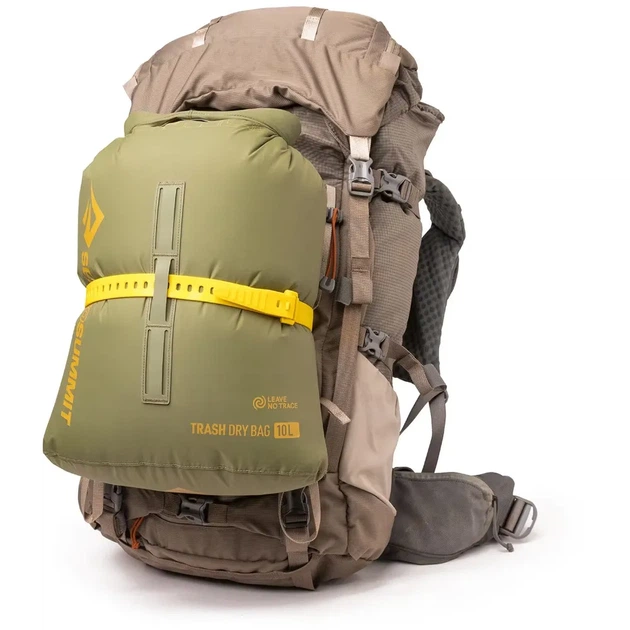 Гермомішок для сміття Sea to Summit Trash Dry Bag 10 L Burnt olive (100088947) - Фото 4 Гермомішок для сміття Sea to Summit Trash Dry Bag 10 L Burnt olive (100088947) - зображення 4