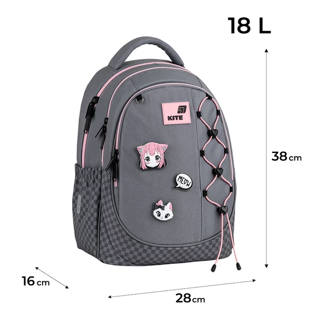 Рюкзак початкова школа для дівчинки Kite K26-700M-3 Різнокольоровий shop (4063276277015) - изображение 3