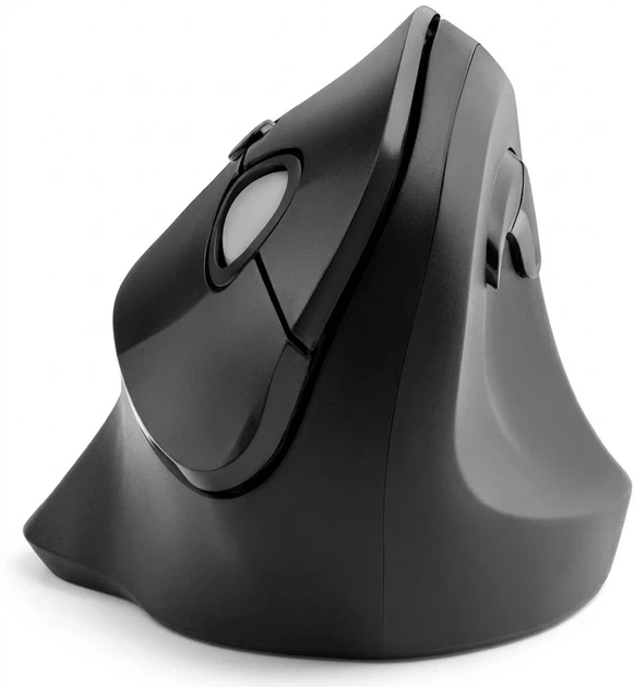 Беспроводная вертикальная мышь Kensington Pro Fit Ergo Vertical / USB / Радиоканал / 1600 DPI / 6 кнопок / Эргономичный дизайн / Черная (102062388) - Б/У - изображение 3