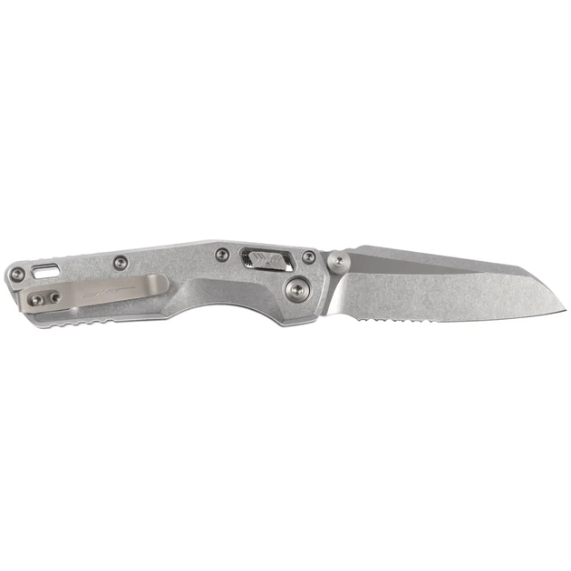 Нож Microtech MSI Mini Ram-lok Marfione Select Slab Side Полуссерейтор - изображение 2