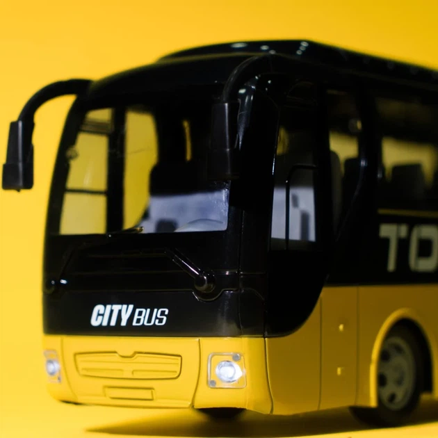 Машинка OTAMANKO Автобус на радіокеруванні TOUR BUS Жовтий - Фото 5 Машинка OTAMANKO Автобус на радіокеруванні TOUR BUS Жовтий - зображення 5