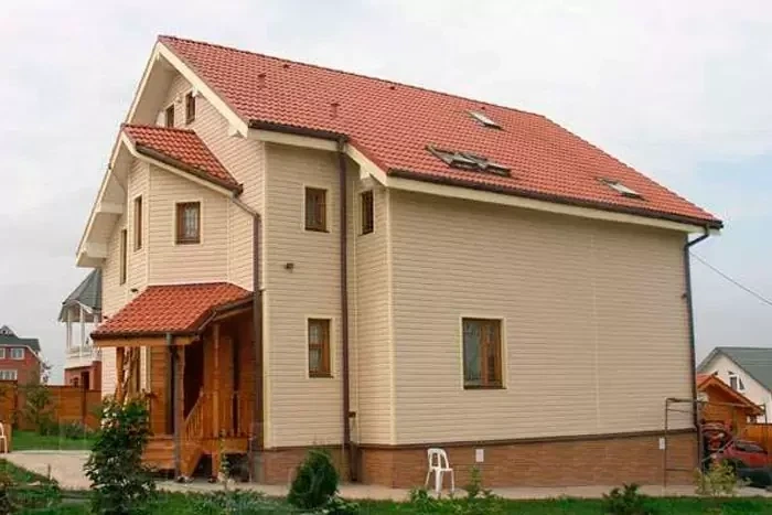 Сайдинг виниловый Alta-Siding Альта-Профиль песочный 3660×230×1.1 мм двухпереломный - изображение 3