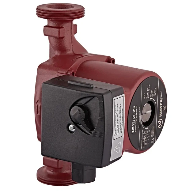 Циркуляційний насос Waterpro WP25/40-180 70 Вт H 4 Q 50 л/хв механічний (WP3338) - Фото 1 Циркуляційний насос Waterpro WP25/40-180 70 Вт H 4 Q 50 л/хв механічний (WP3338) - зображення 1