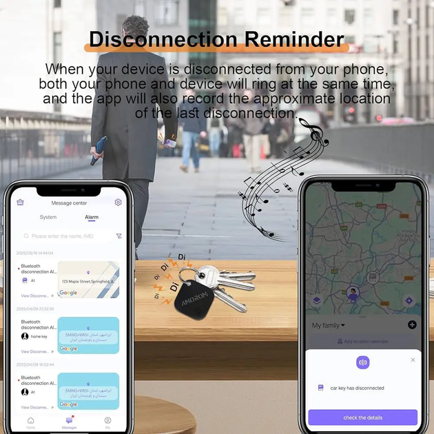 Bluetooth трекер AMOROM(4шт) - Уценка - изображение 5