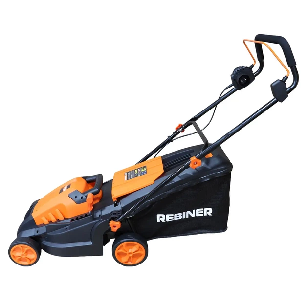 Газонокосилка электрическая Rebiner REH-38/1400 1400 Вт 38 см безщеточный двигатель - изображение 8