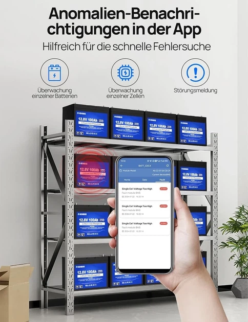 Акумулятор DC HOUSE LiFePO4 12В 100A 1280 Вт/год Bluetooth - изображение 7