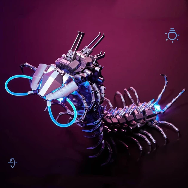 3D Конструктор Mechanical Centipede Механічна Багатоніжка 698 деталей (01868) - Фото 5 3D Конструктор Mechanical Centipede Механічна Багатоніжка 698 деталей (01868) - зображення 5
