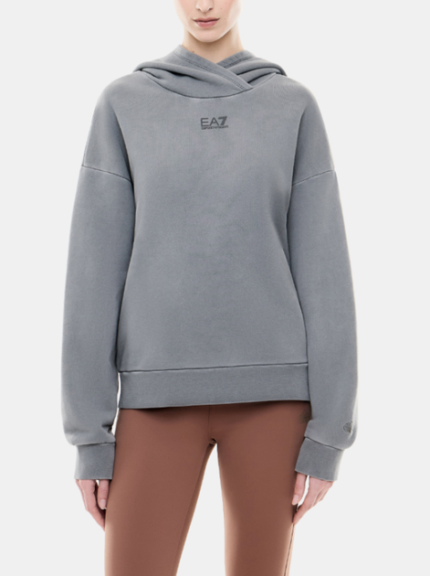 Худі жіноче Emporio Armani 7W000927 m, сірий - Фото 2 Худі жіноче Emporio Armani 7W000927 m, сірий - изображение 2