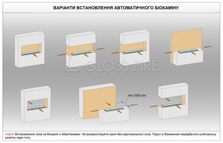 Автоматический биокамин Dalex L700 Gloss Fire - изображение 8